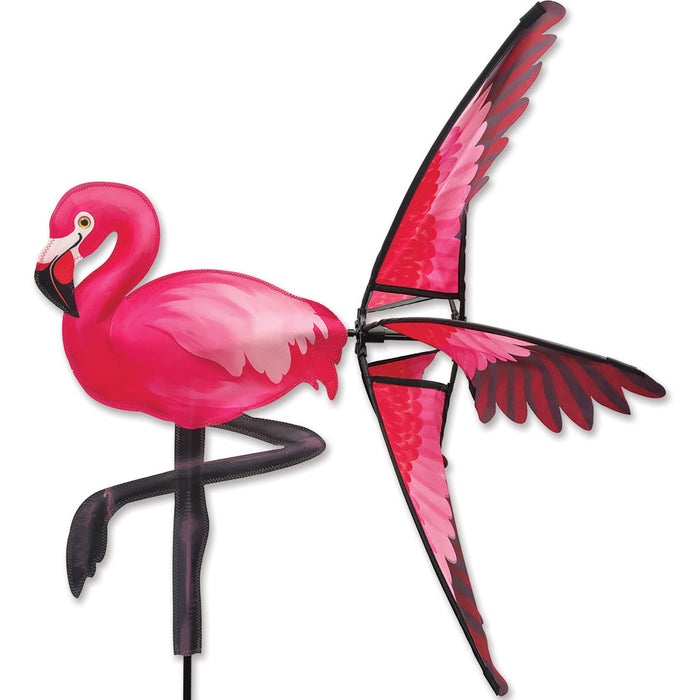 21 in. Pink Flamingo Spinner