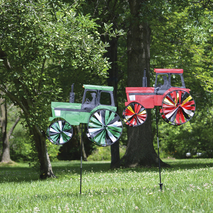 24 in. Modern Tractor Spinner - Green