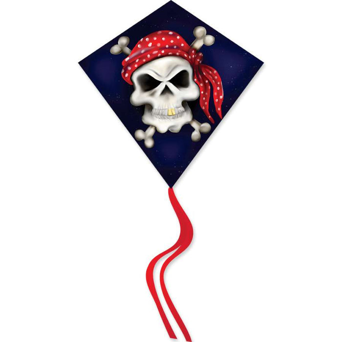 25 in. Diamond Kite - Skull & Crossbones