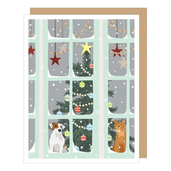 Apartment 2 Cards - Blank Dogwood Greeting Card (single or boxed)