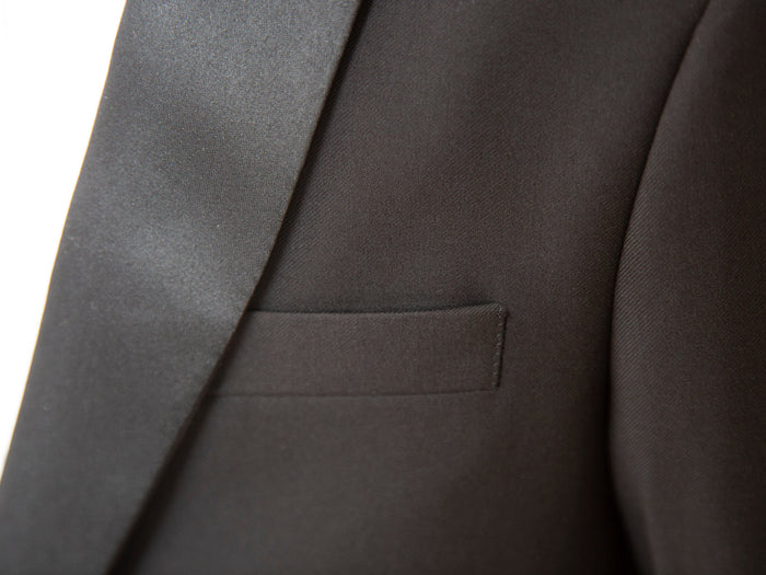 Boy's Shawl Lapel Tuxedo - Black