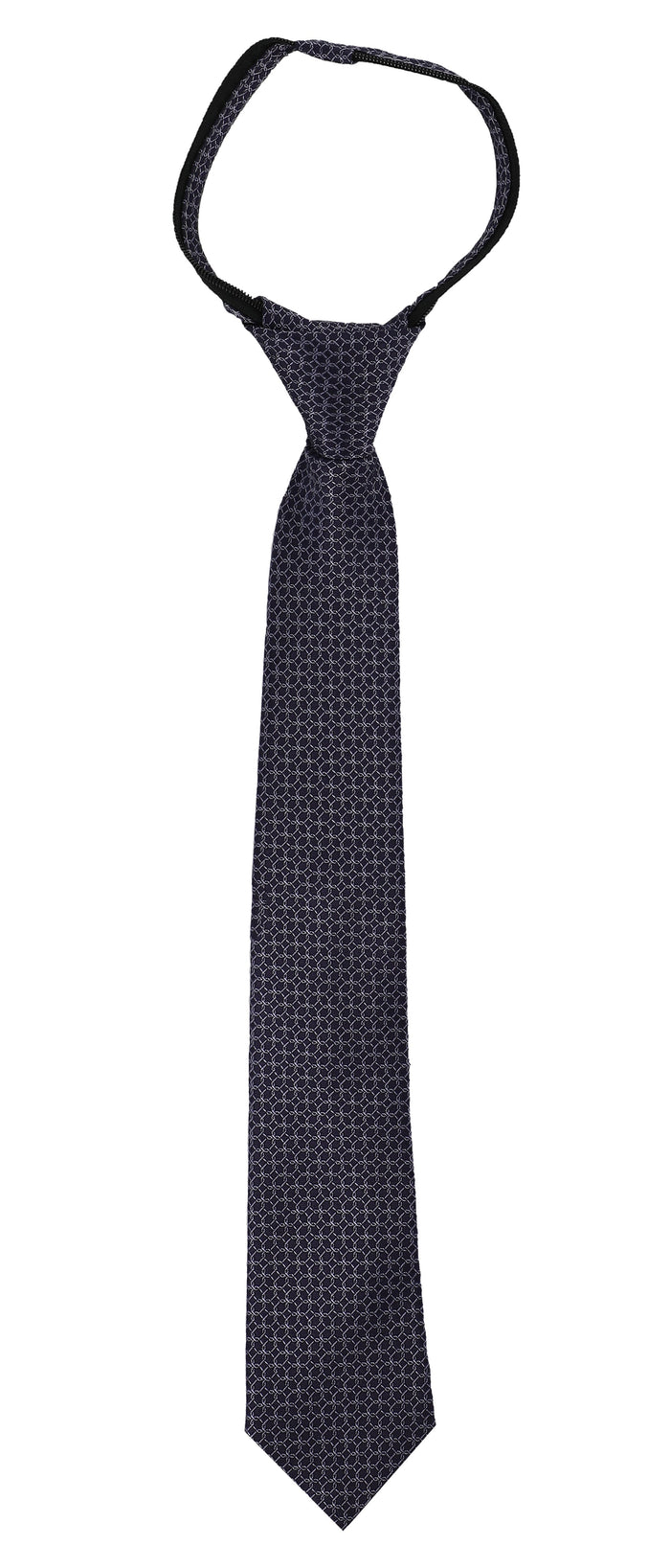 Boys T.O. Collection Textured Zipper Tie-Purple