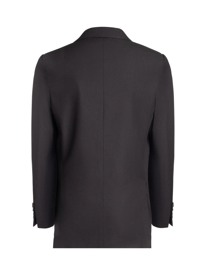 Boy's TR Patch Pocket Suit Jacket - Black
