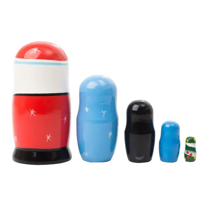 Christmas Nesting Doll 5Pc 4"