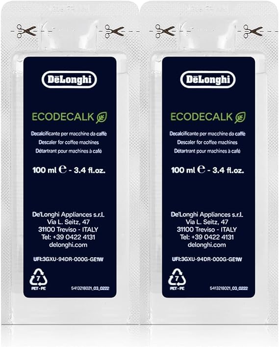 Delonghi EcoDecalk 2 x 100ml Descaler (Pack of 1)