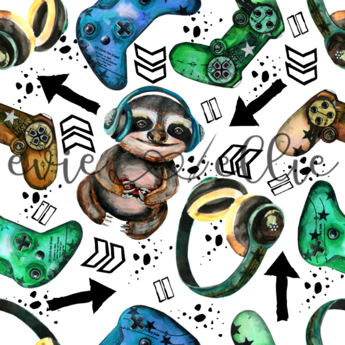 Gamer Sloth - Multiple Colors