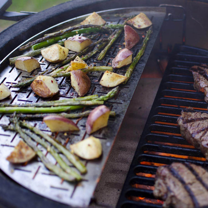 Kamado Joe Classic Half Moon SS Cooking Grate (Fish & Vegetable) - KJ-HSSCGFV - Smoker Guru