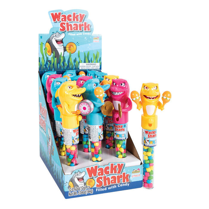 Kidsmania Wacky Shark Musical Toy Candy - 12 Count