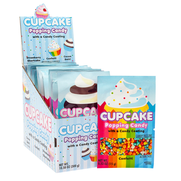 Koko's Cupcake Popping Candy Coating 3 Assorted Flavors 0.53oz - 20ct