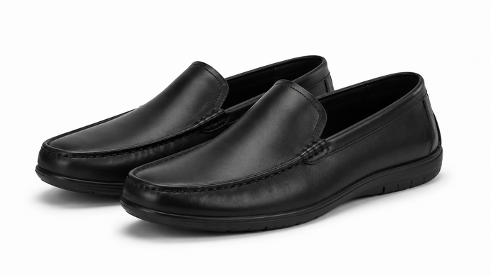 Men's Black Slip-On