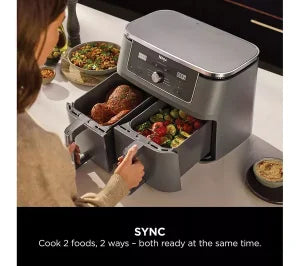 Ninja MAX 6-in-1 Dual Zone Air Fryer 9.5L | DZ400UK