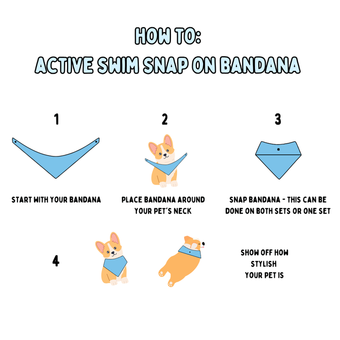 Ocean Friends - Active Snap On Bandana
