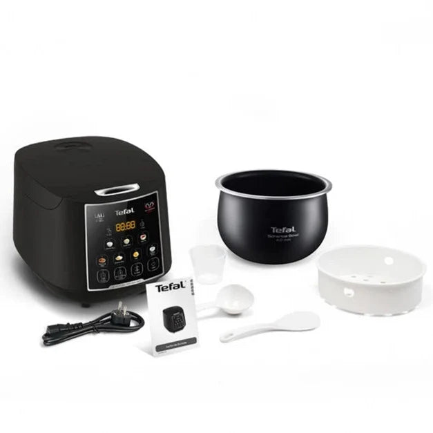 Tefal Easy Rice Max Rice Cooker 1.8L RK7378 β 4mm spherical pot, 11 programmes, removable inner lid, 24hr keep warm
