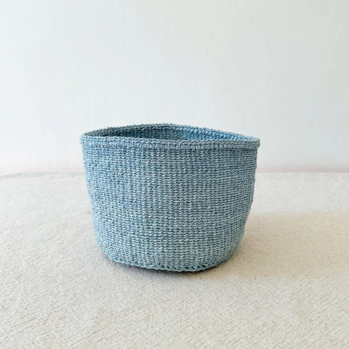 Sky Blue Plant Basket