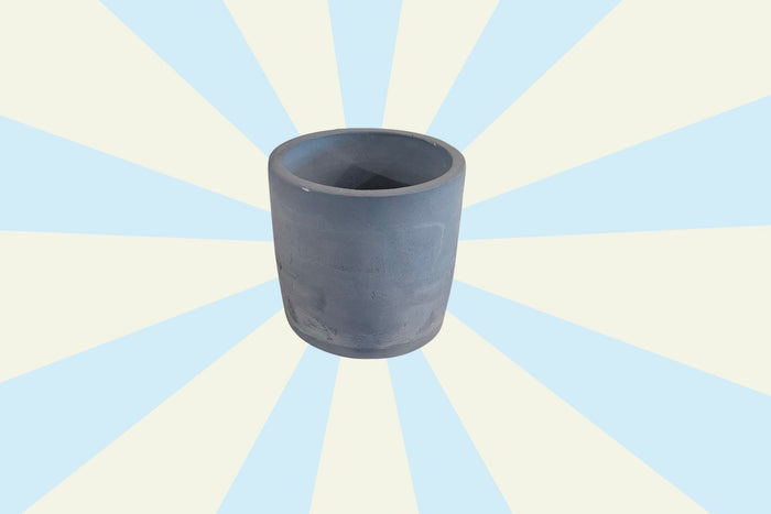 Tall Navy Chalk Planter