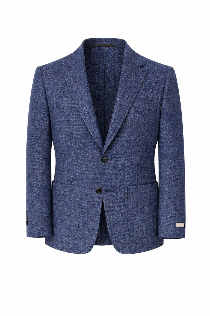 T.O. Boy's TR Patched Pocket Fashion Blazer - Light Blue