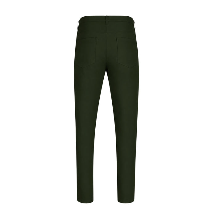 T.O. Men's 5-Pocket Performance Slim Pants - Green