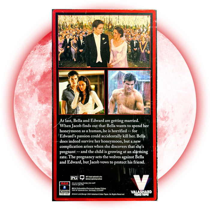 TWILIGHT BREAKING DAWN PART 1 VHS