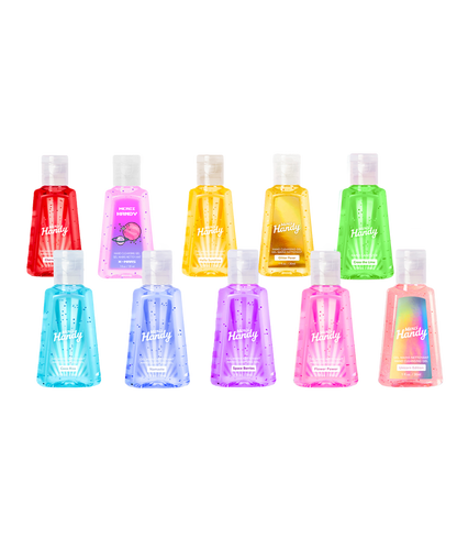 10 x gels mains nettoyants