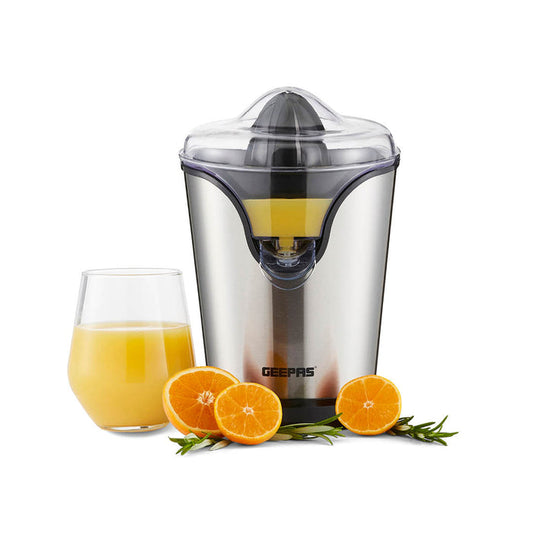 100W Silver Electric Juice Maker & Citrus Squeezer