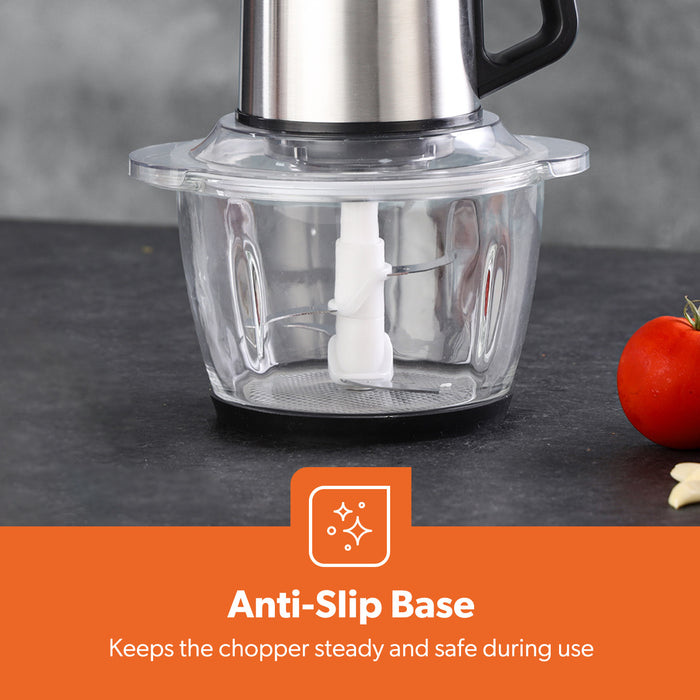 1.2L Two-Speed Food Processor & Mini Chopper 400W