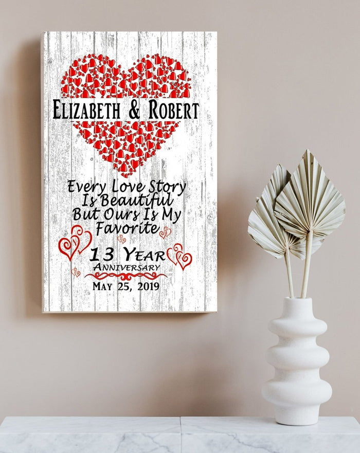 13th wedding anniversary gift ideas