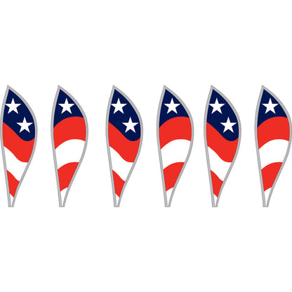 16 in. Hot Air Balloon - Patriotic