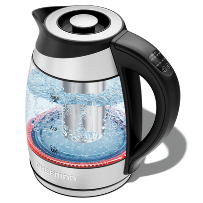 1.8-Liter Cordless Glass Electric Kettle