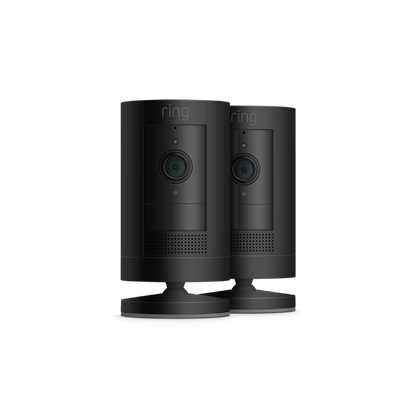 Black:2-Pack Outdoor Security Camera | Stick Up Cam Battery
