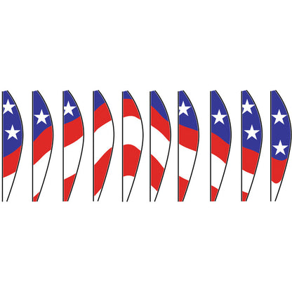 22 in. Hot Air Balloon - Patriotic