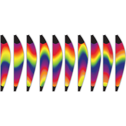 22 in. Hot Air Balloon - Wavy Gradient
