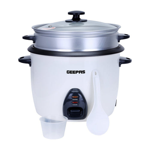 2.2L Rice Cooker with Steamer Geepas | For you. For life.