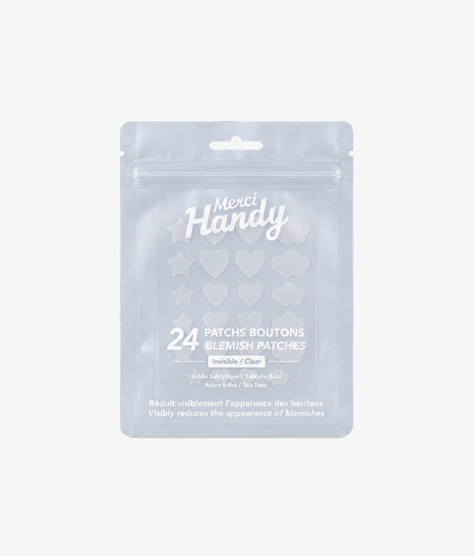 24 Patchs Boutons Invisibles