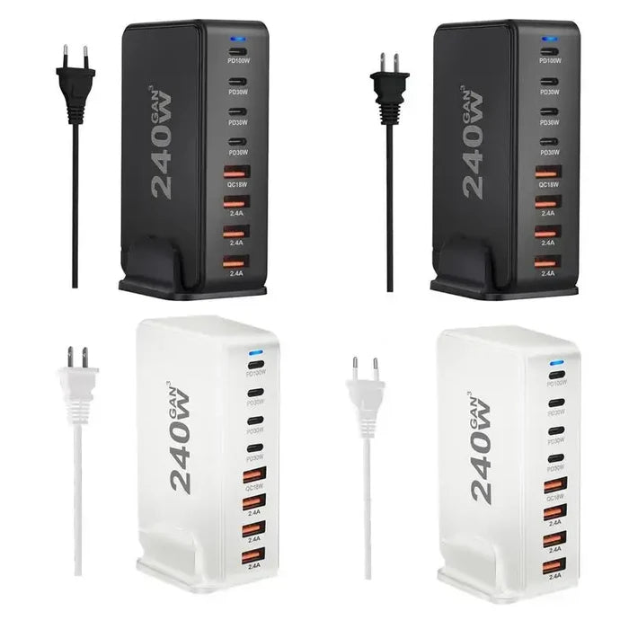 The 3 ports usb charger with usb cable