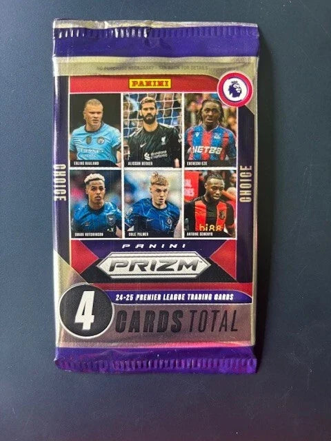 24/25 Panini Prizm EPL Soccer 4 Card Pack
