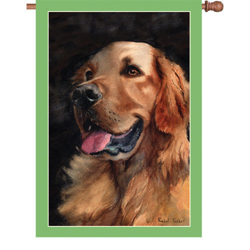 28 in. Flag - Golden Friend