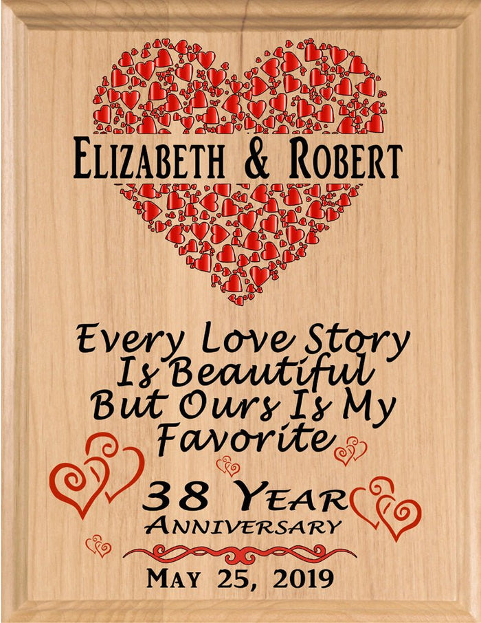 38 Year Anniversary Gift