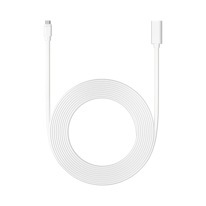 White:3m USB-C Extension Cable (USB-C Solar Panels, PoE+ Adapter)
