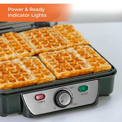 4-Slice Deep Fill Non-Stick Waffle Maker
