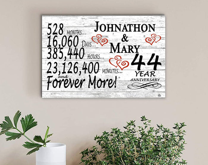 44 year anniversary gifts