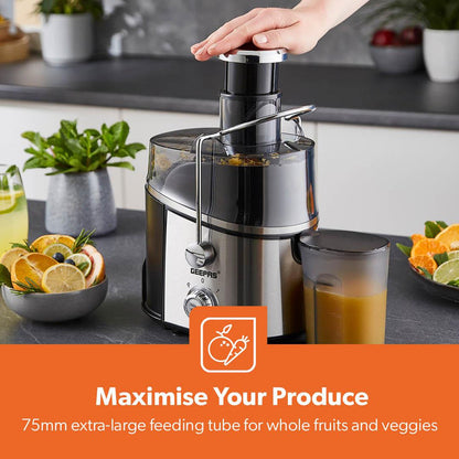 600W Electric Juicer Machine Centrifugal Fruit & Vegetable Juice Extractor