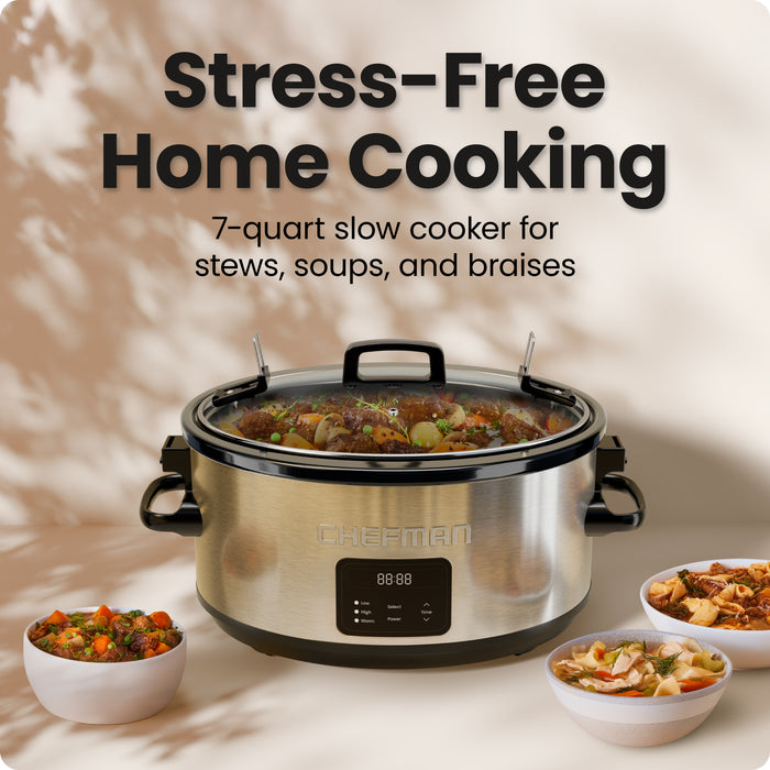 7 Qt. Slow Cooker with Locking Lid
