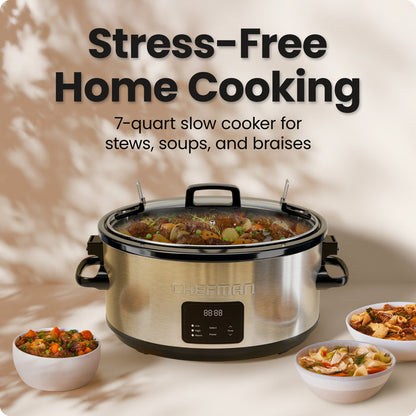 7 Qt. Slow Cooker with Locking Lid