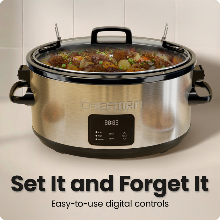 7 Qt. Slow Cooker with Locking Lid