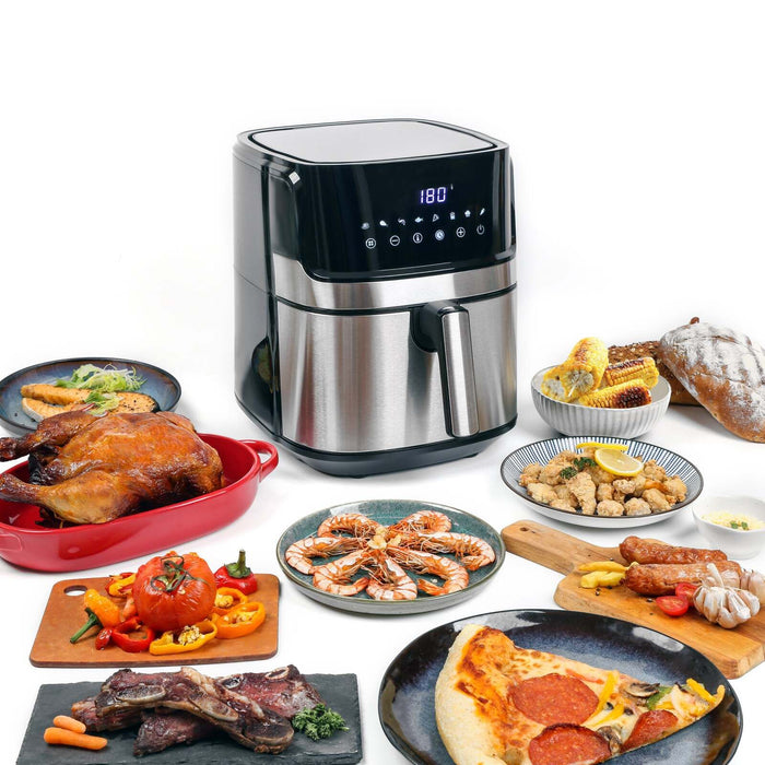 7L Digital Stainless Steel Air Fryer Kitchen Appliance-#product_category#-Home Living Store