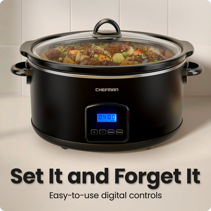 8 Qt. Digital Slow Cooker