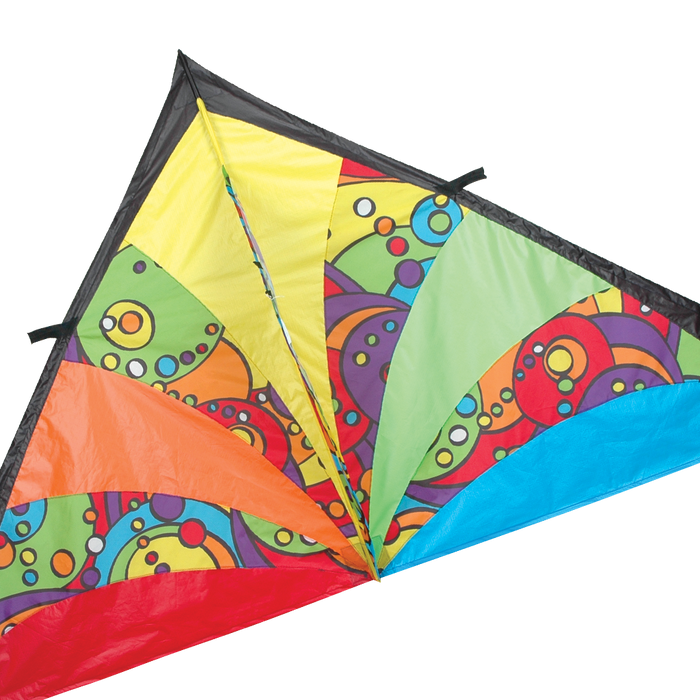 9 ft. Delta Kite - Rainbow Orbit