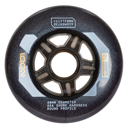 Access 90 Dark Grey 4-pack