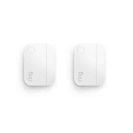 White:Alarm Contact Sensor - 2 Pack