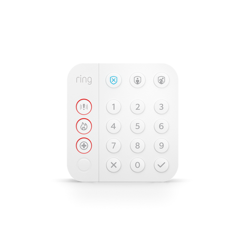 White:Alarm Keypad (2nd Gen)